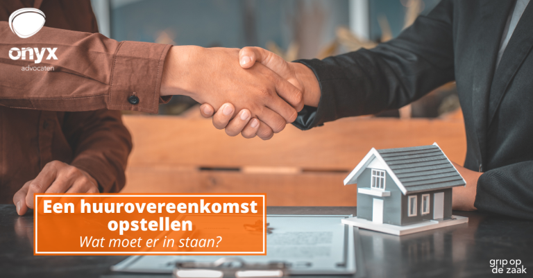 Een huurovereenkomst opstellen